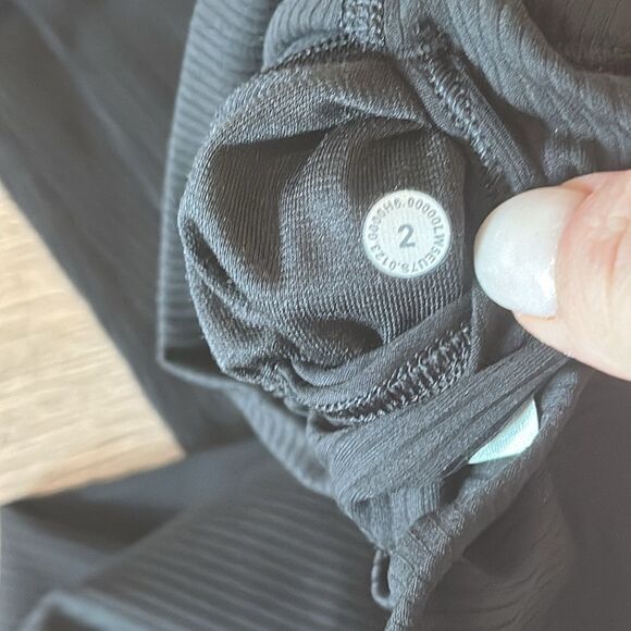 Lululemon Align Ribbed High-Rise Pant 28" Black size 2 NWT XS - Picture 5 of 5